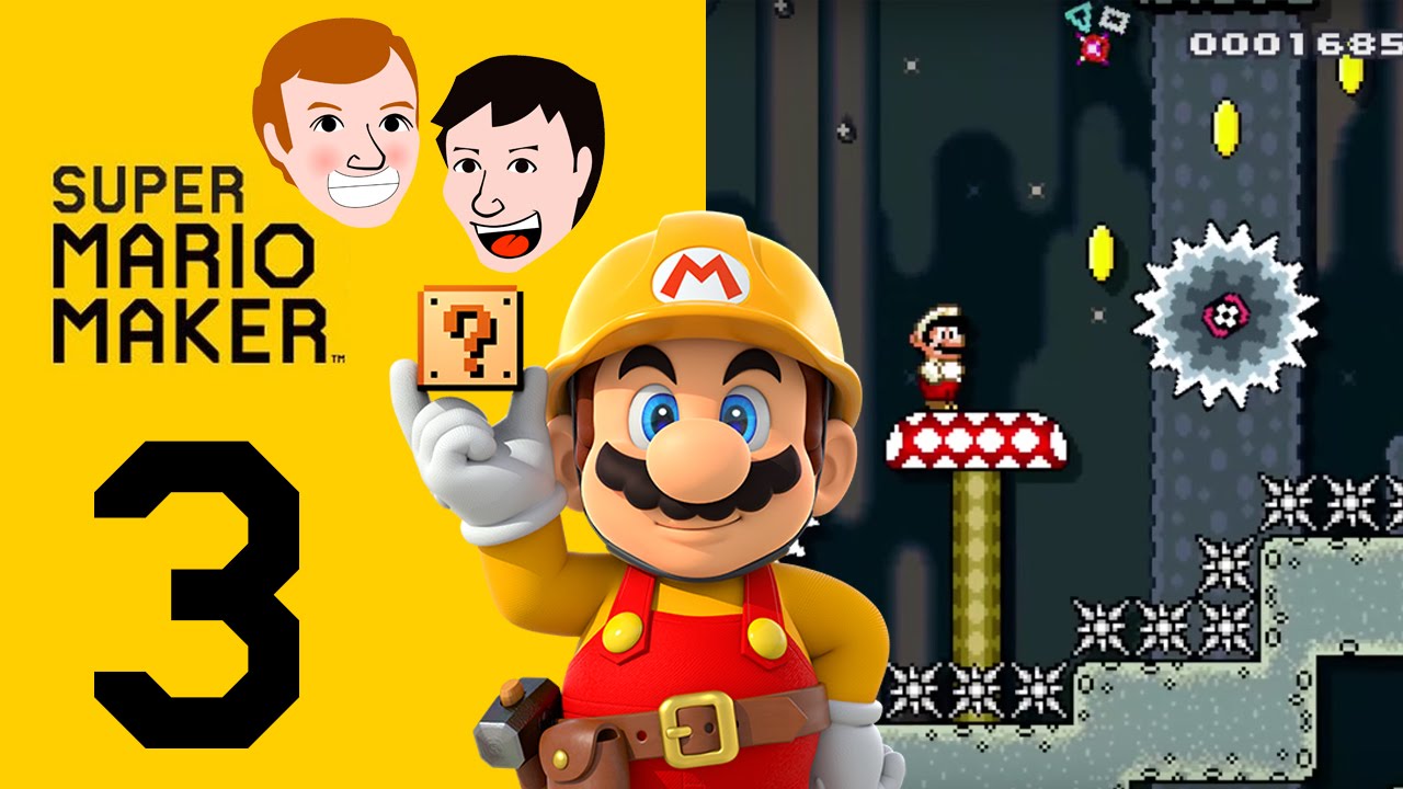Super Mario Maker: Fan Levels - Invisible Blocks! - Part 3 - Game Bros ...
