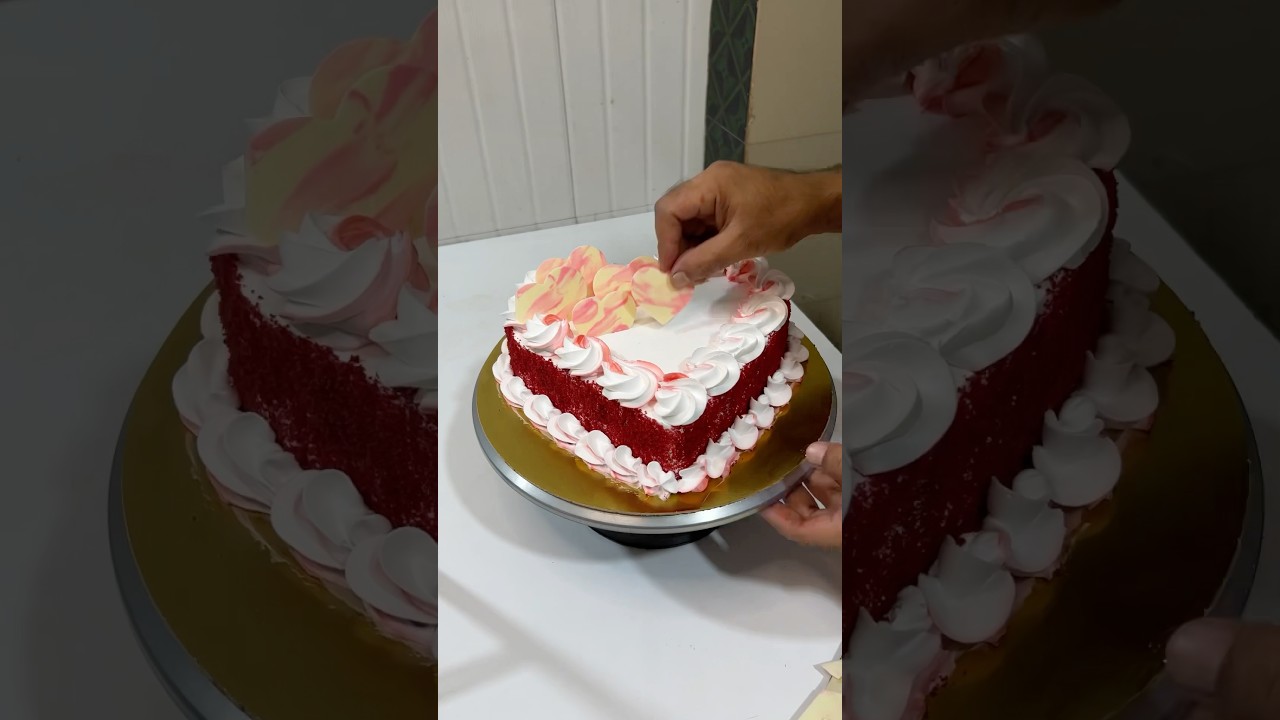 Heart Red velvet cake 