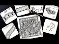 Lets tangle together 18  draw with nidhi prakash czt  zentangle