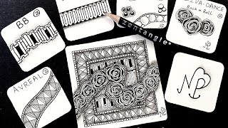 Let's Tangle Together #18 - Draw with Nidhi Prakash CZT - Zentangle