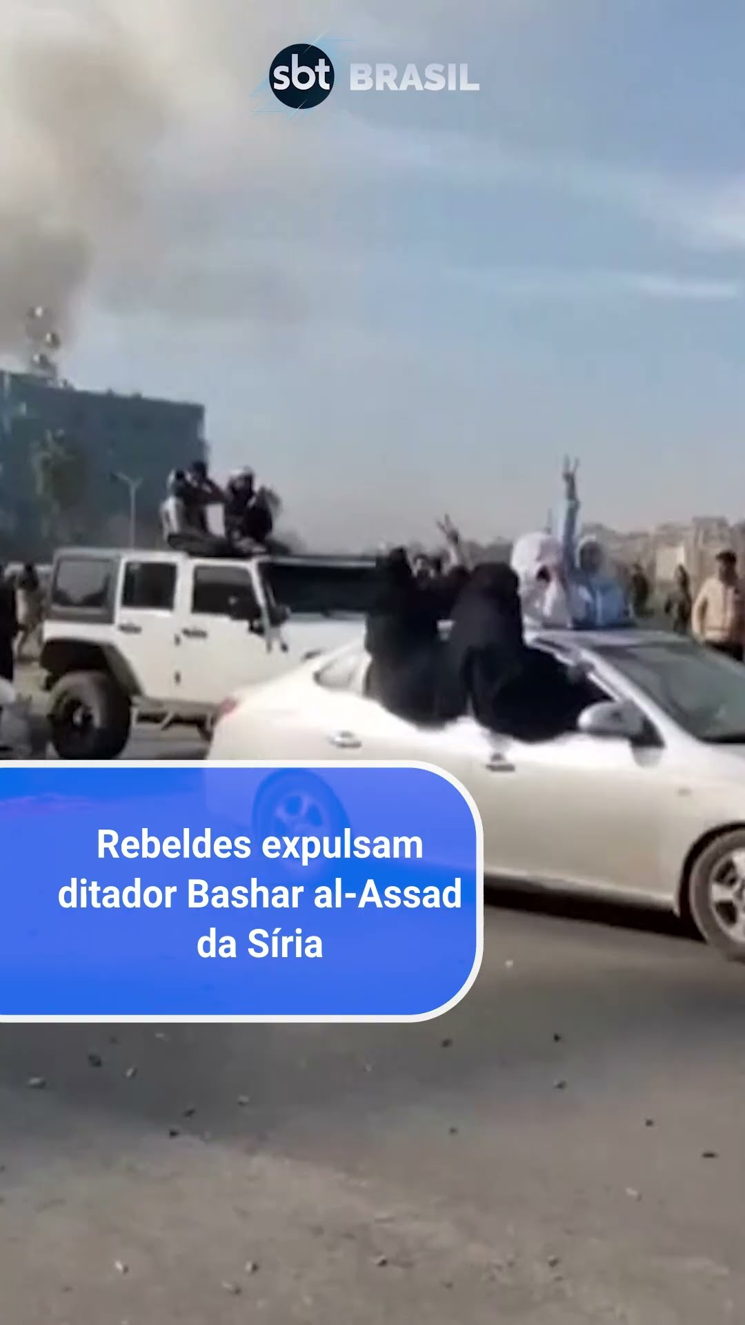 Ditador Bashar al-Assad é deposto por rebeldes na Síria | SBT Brasil (09/12/24)