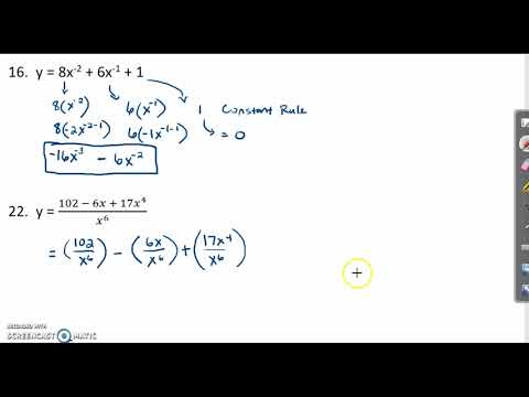 11.5 Techniques for Finding Derivatives - Worked Examples