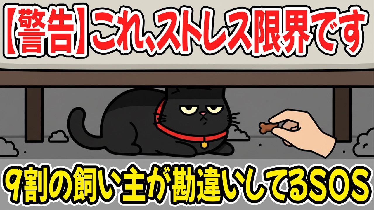【猫雑学】実はストレス限界！？猫が飼い主にだけこっそり出す「SOSサイン」
