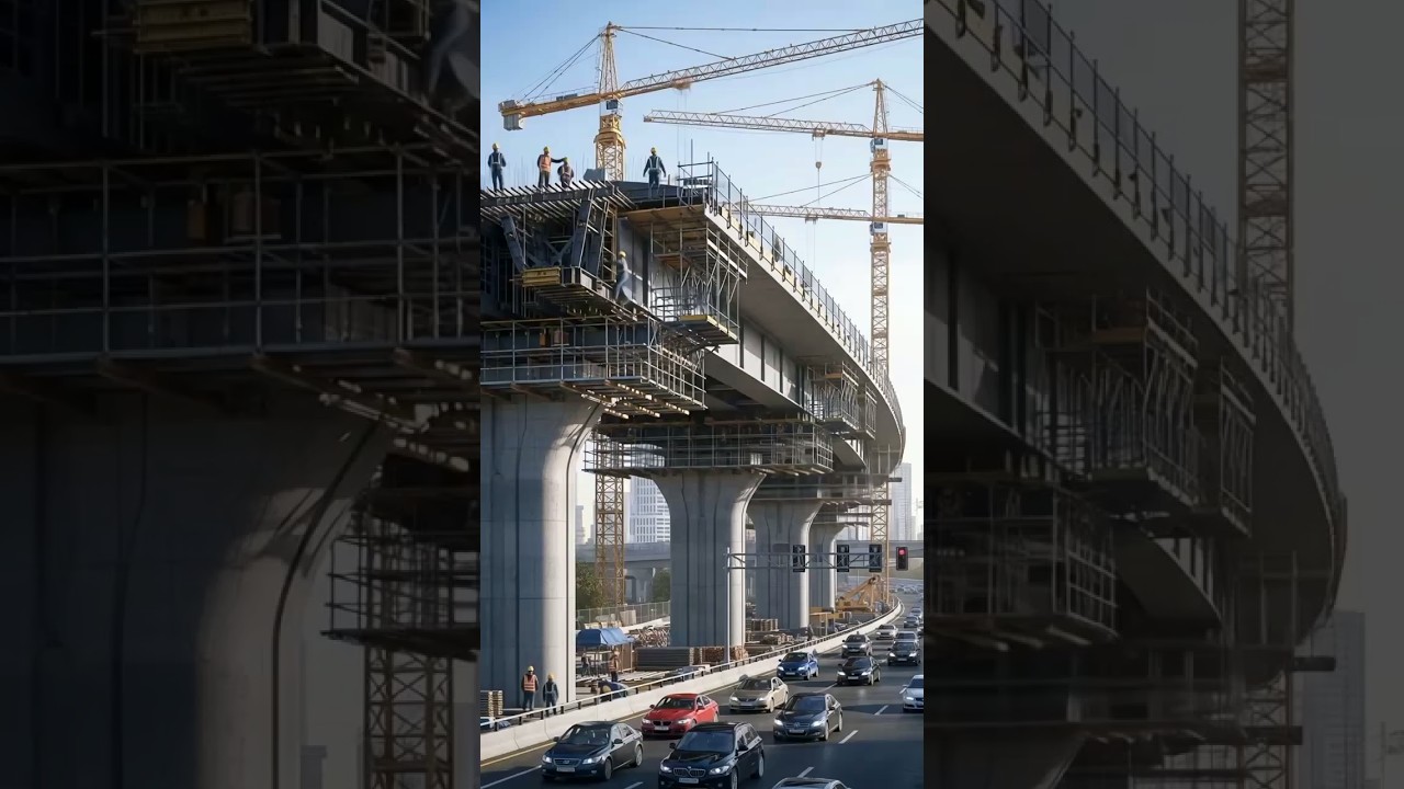 seconds before the highway bridge collapsed 🌉 