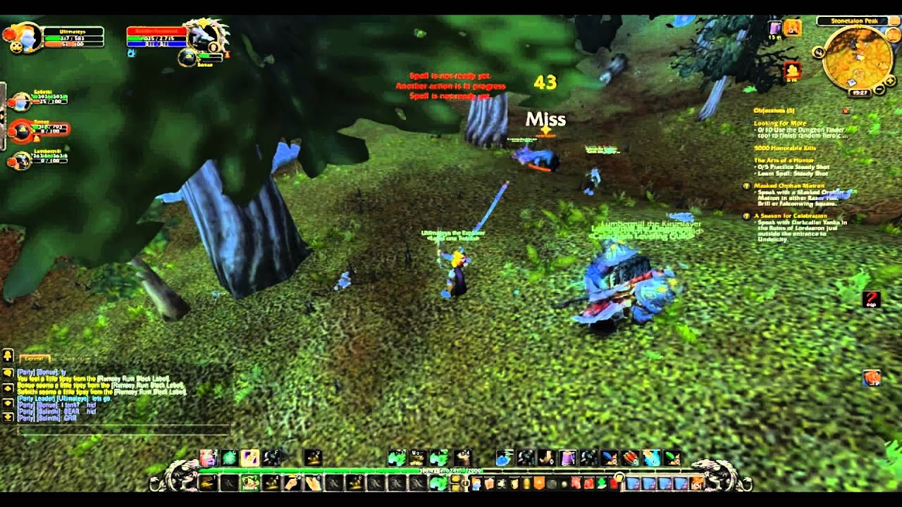 Level one Twinks in Stonetalon Mountains