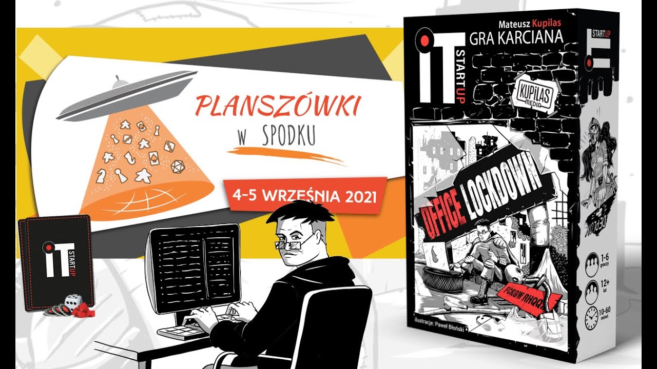 Testy prototypu "IT Startup - Office Lockdown" (Planszówki w Spodku 2021)