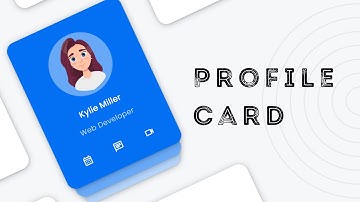 How to Make a Attractive Profile Card using HTML CSS
