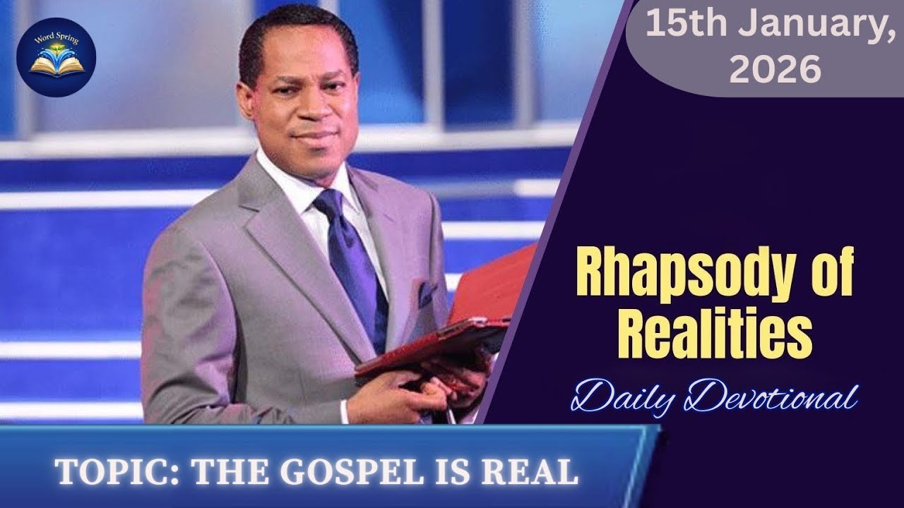 Real Pastor Rhapsody of Realities Daily Devotional | The Gospel is real – Pastor ...