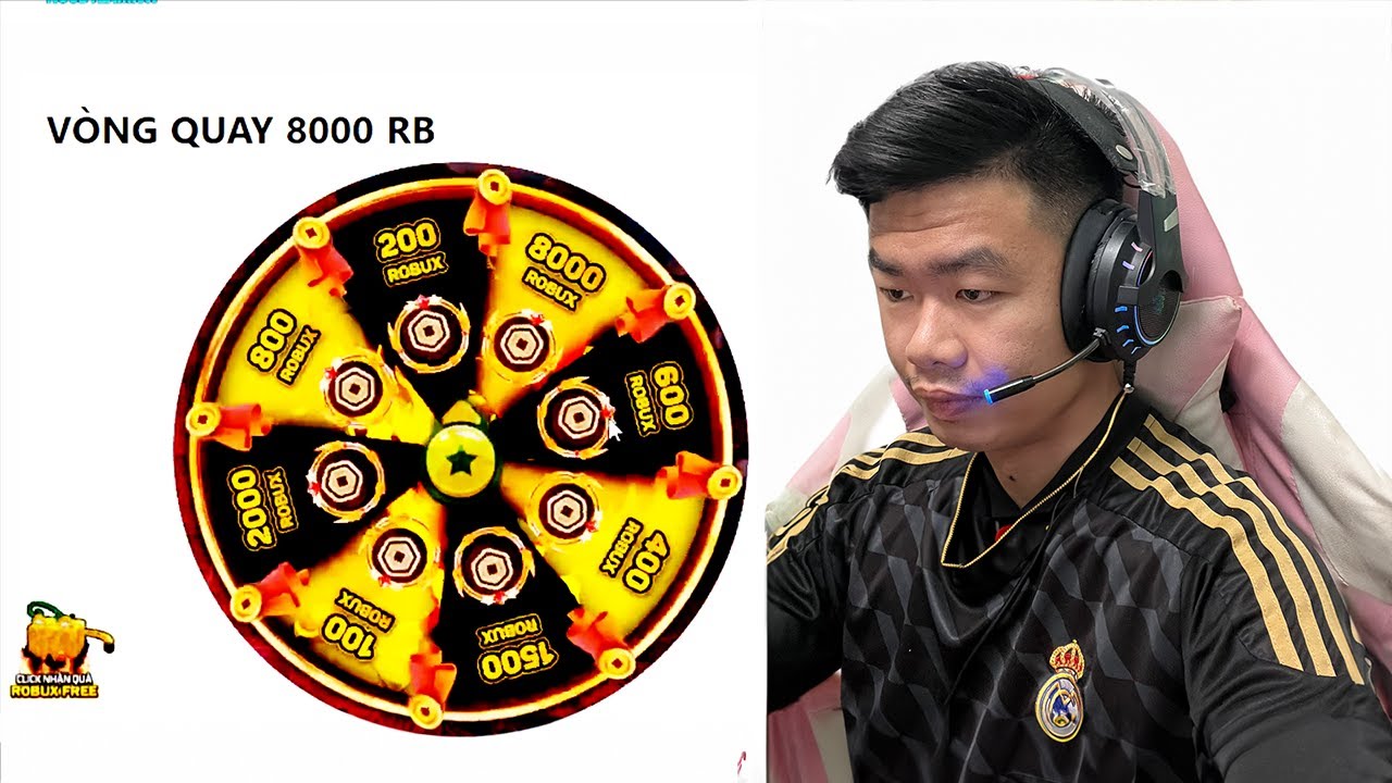 Check VÒNG QUAY MAY MẮN shop roblox tgaming - ROBUX LẬU? - YouTube