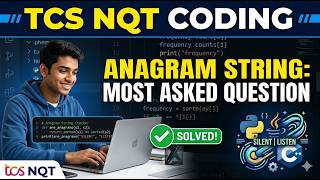 Famous TCS NQT Coding Question #2 🔥 | Anagram String Explained (Easy Logic + Code) Wealth
