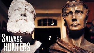 Drew Grabs Some 19th Century Bust Statues In Belgium | Salvage Hunters
