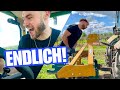 Der Vlog-Wahnsinn geht wieder los!! 🚜😂  Digger Stein unterm Karren 🪨 Reifen drehen durch 🛞