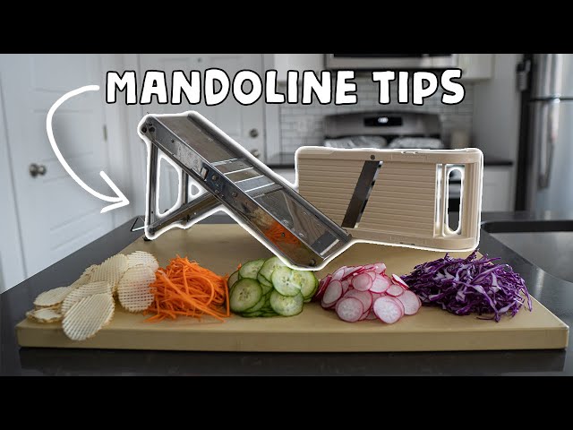 How To Use A Mandoline Slicer (Tips and Tricks!) 