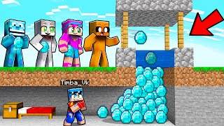 Hice un POZO de los DESEOS para ROBAR DIAMANTES a mis AMIGOS 💎😂 MINECRAFT Los VECINOS #2