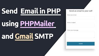 Send Email from localhost with PHP using PHPMailer and Gmail SMTP server