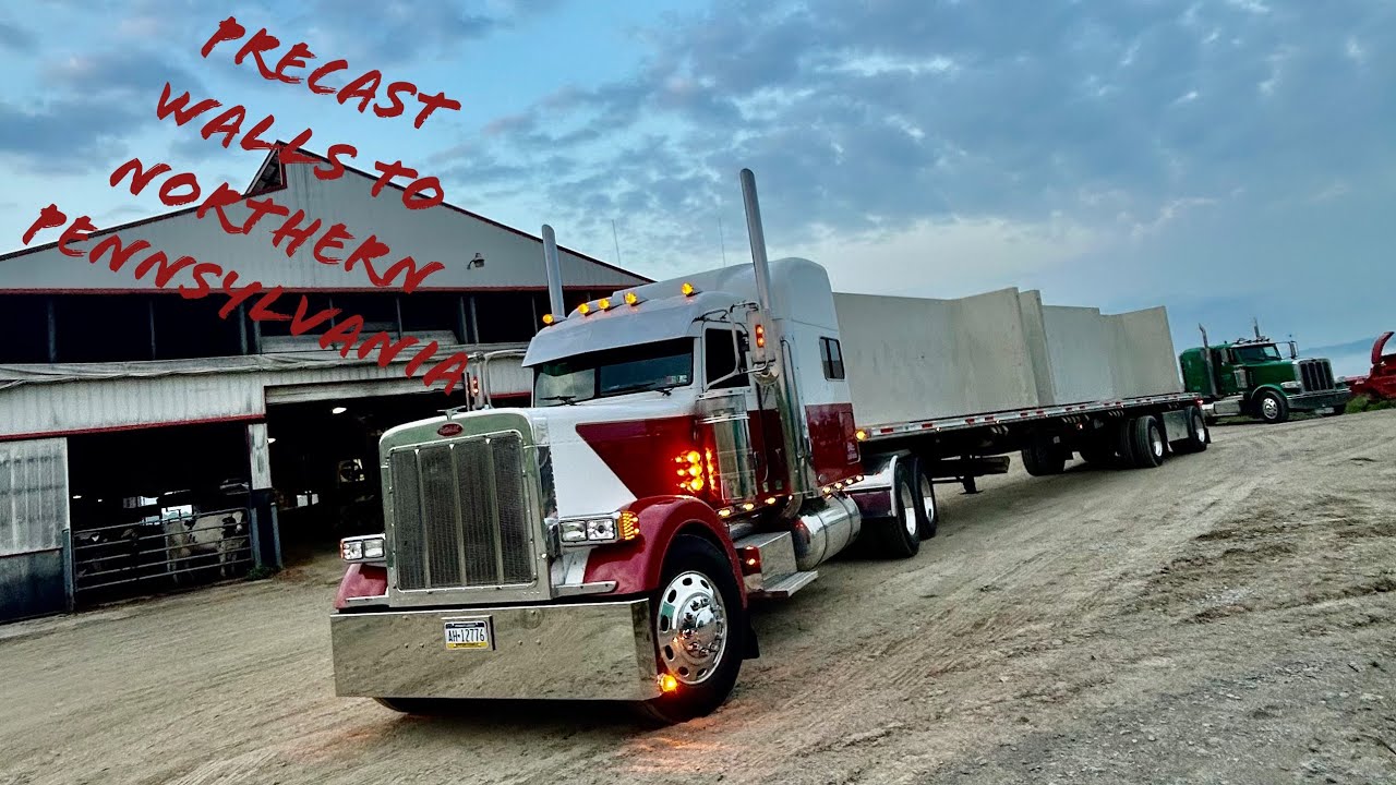 Trucking vlog The life of a flatbed truck driver 🇺🇸 - YouTube