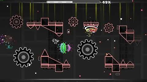 My part in Dancefloor by Electro543 and more | Geometry Dash