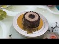 Half kg chocolate truffle cake design |How to make chocolate truffle |Baking bites |