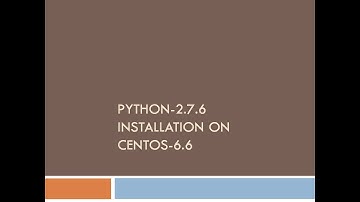 Python-2.7.6 installation on Centos-6.6
