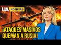 🔥 ¡SE PASARON DE LA RAYA! La guerra ha vuelto a Rusia: ¡objetivos estratégicos DESTRUIDOS!