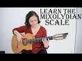 Learn the G mixolydian guitar scale - the 5th mode of the C major scale (guitar lesson)