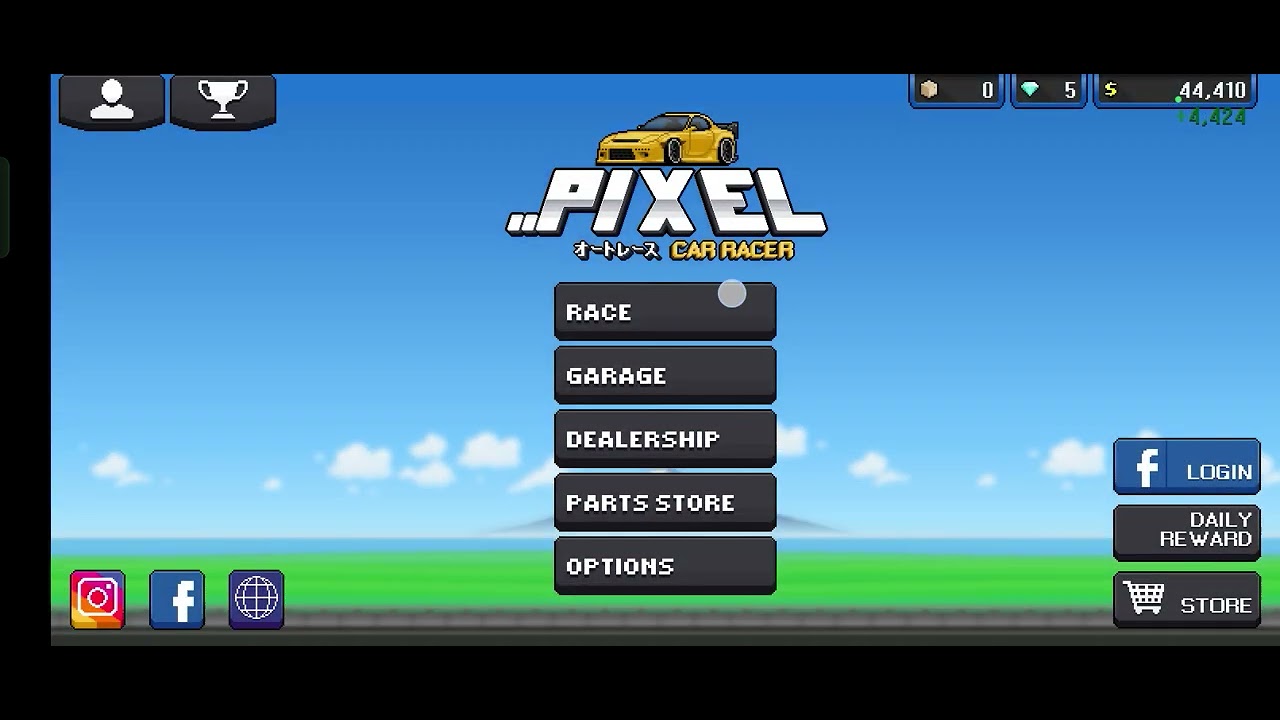 เกม pixel car racer