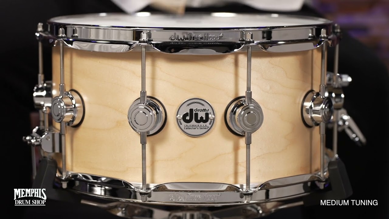 DW 14x7 Collector's Series Standard Maple Snare Drum - Natural