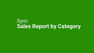7. Sync Sales Report by Category