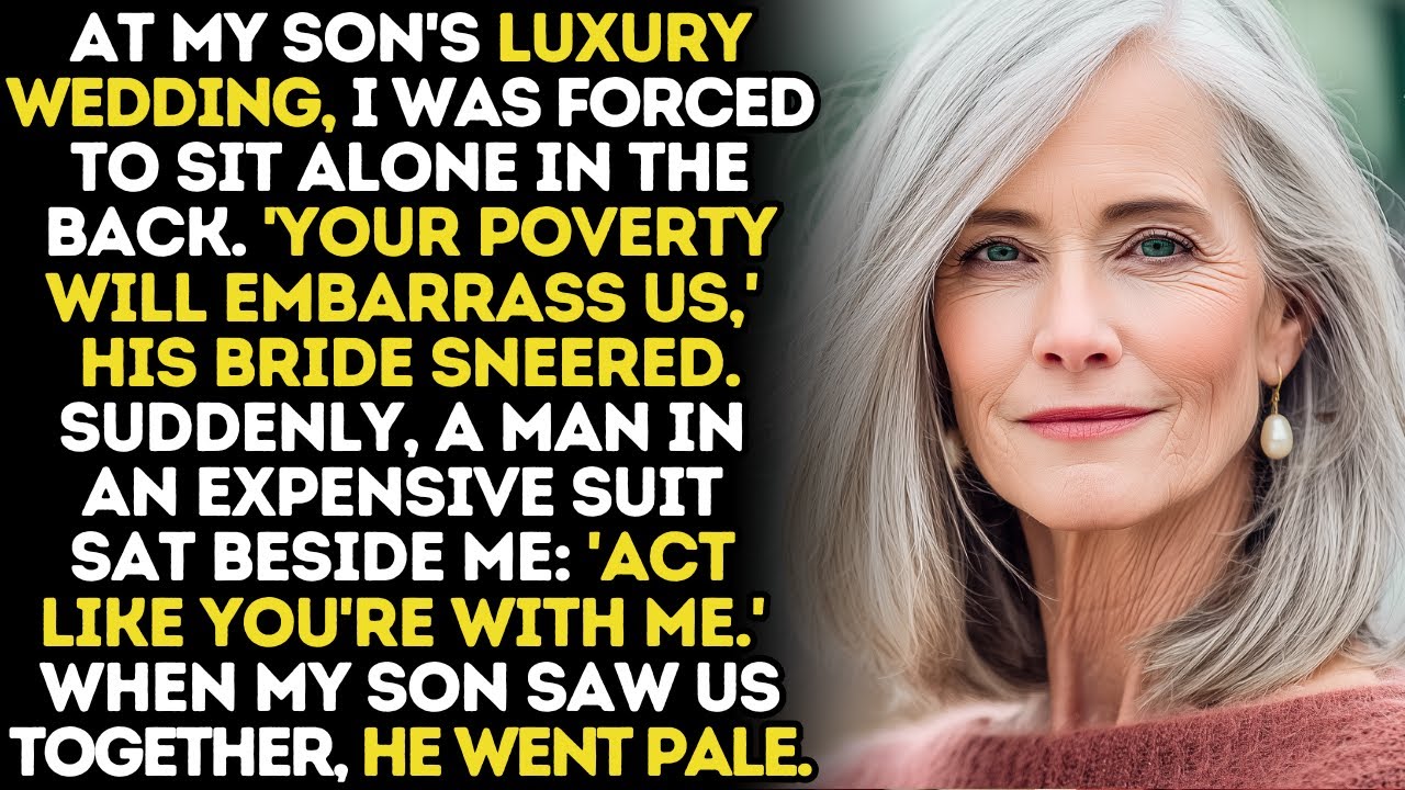 I Was Forced to Sit Alone at My Son's Wedding — Then a Stranger Said ‘Act Like You’re With Me’