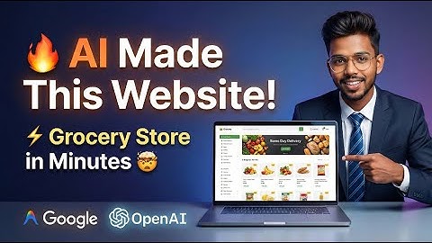 I Built a GROCERY Ecommerce Site with ZERO Coding Using AI