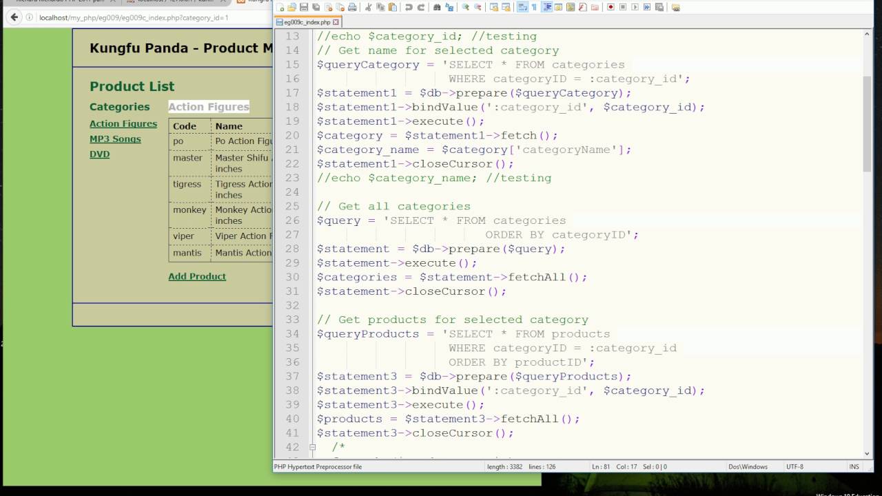 Tutorial php 2016 - 016 xampp eg009 