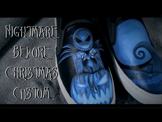 The Nightmare Before Christmas - Disney - Custom Painted Vans