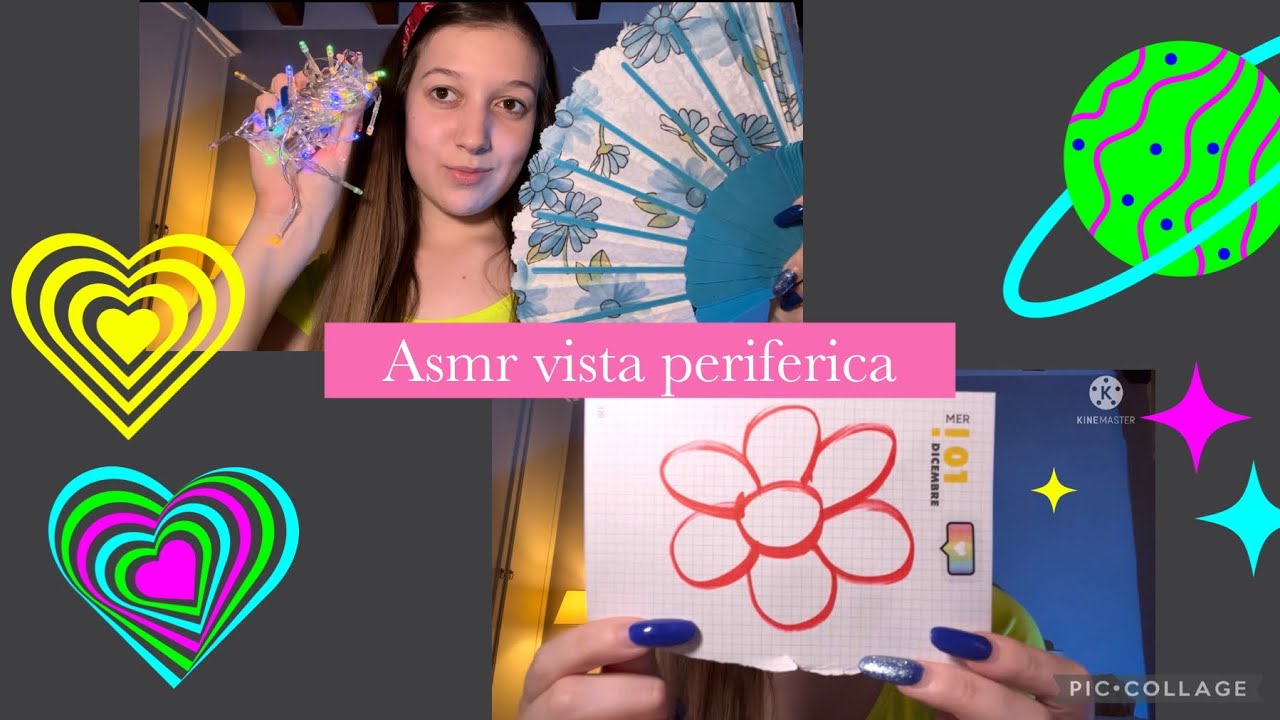 ASMR PER LA VISTA PERIFERICA /  RIMANI CONCENTRATO ❤️🧡
