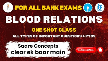 Blood Relation One Shot for Banking Exams | Basics to Advanced all types of questions + PYQs