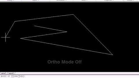 AutoCad Tutorial | Ortho mode