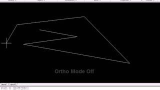 AutoCad Tutorial | Ortho mode AutoCad Tutorial | Ortho mode