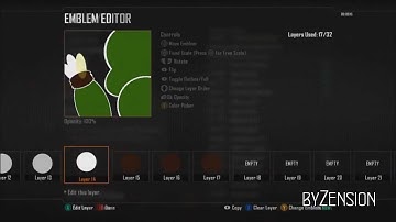 Black Ops 2- Teenage Mutant Ninja Turtles Emblem Tutorial!