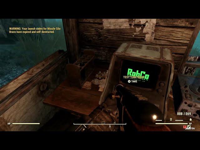 Hunter's shack "Investigate the Shack" - Fallout 76