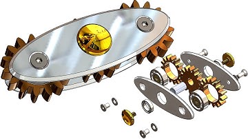 Tutorial 25: 3-Gears fidget spinner