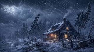 Blizzard White Noise ❄️ Heavy Snowstorm Sounds for Deep Sleep (11 Hours)
