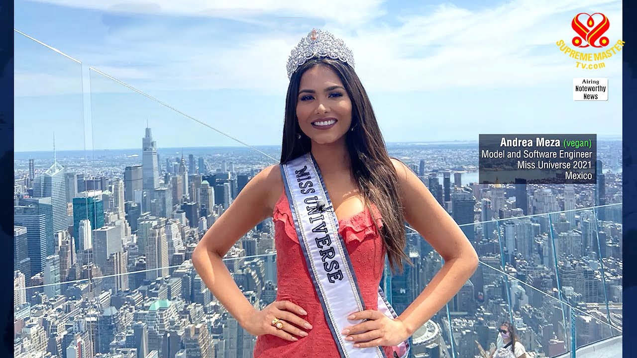Vegan model and software engineer from Mexico wins Miss Universe 2021. 純素墨西哥模特兒暨軟體工程師贏得二○二一年環球小姐。