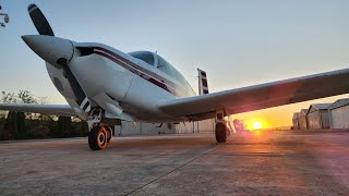 Mooney M20J dusk trip, return at night in busy Washington DC airspace