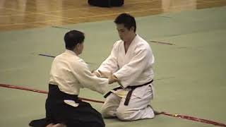 Yasuhisa Shioda (Shioda Junior) Sensei at the Yoshinkan Aikido 51st All Japan Enbu.