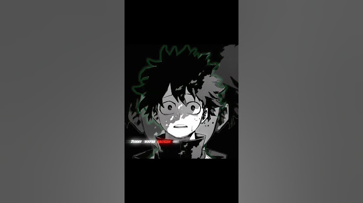 Funny you’re the broken one, but I’m the only one who needed saving… | MHA manga edit | #bnha