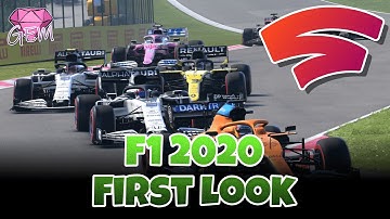 F1 2020 First Look Gameplay On Stadia | 4K 60FPS