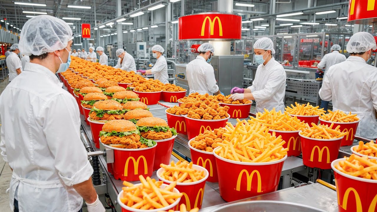 The Entire McDonald's Production Line Exposed
