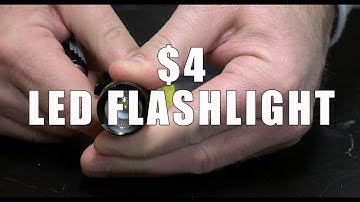 1 AA Cree LED Flashlight - Under $4 Amazon buy