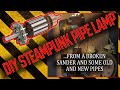 STEAMPUNK LAMP IDEAS | DIY lamp with electric motor parts and pipes | HOW TO BUILT