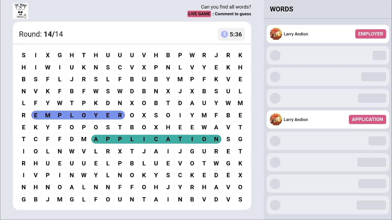 Word Search: General Knowledge - YouTube