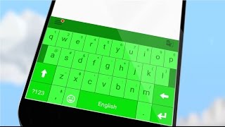 Keyboard Green Free screenshot 2